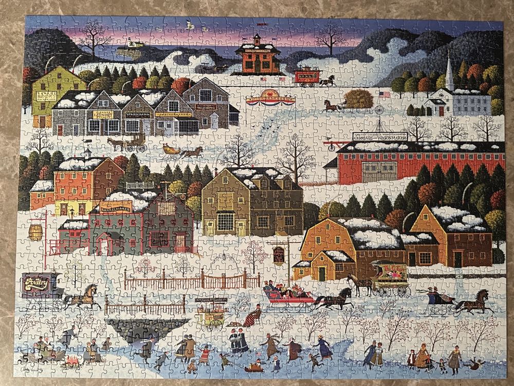 Hickory Haven Canal - Buffalo puzzle collectible [Barcode 079346114917] - Main Image 3