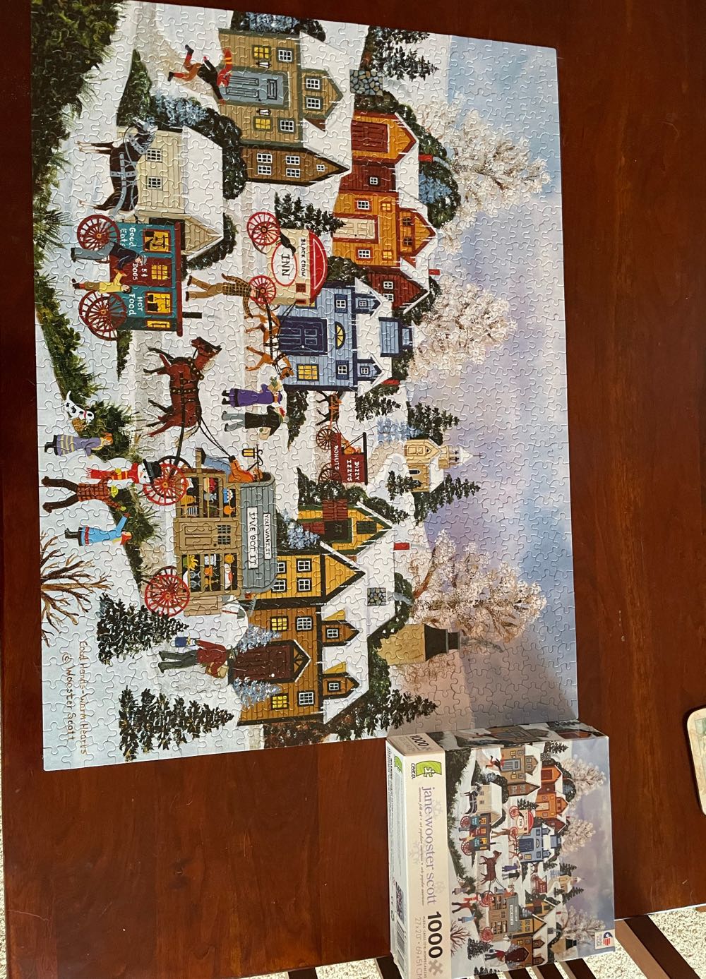 American Folk Art - Ceaco puzzle collectible [Barcode 021081033466] - Main Image 2