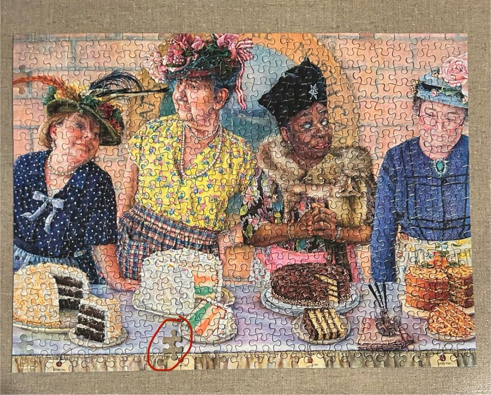 Cake Contestants - SunsOut puzzle collectible [Barcode 686141007759] - Main Image 4