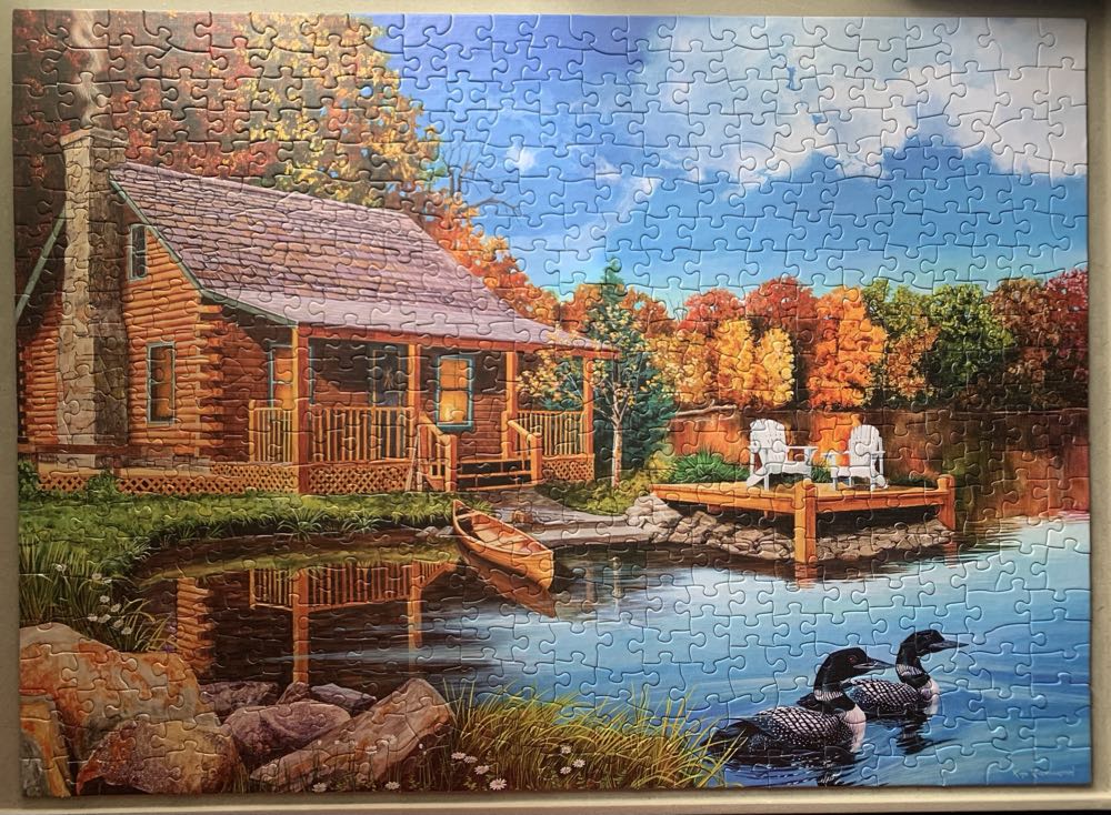 Loon Lake Annie H  - Cobble Hill puzzle collectible [Barcode 625012850223] - Main Image 3