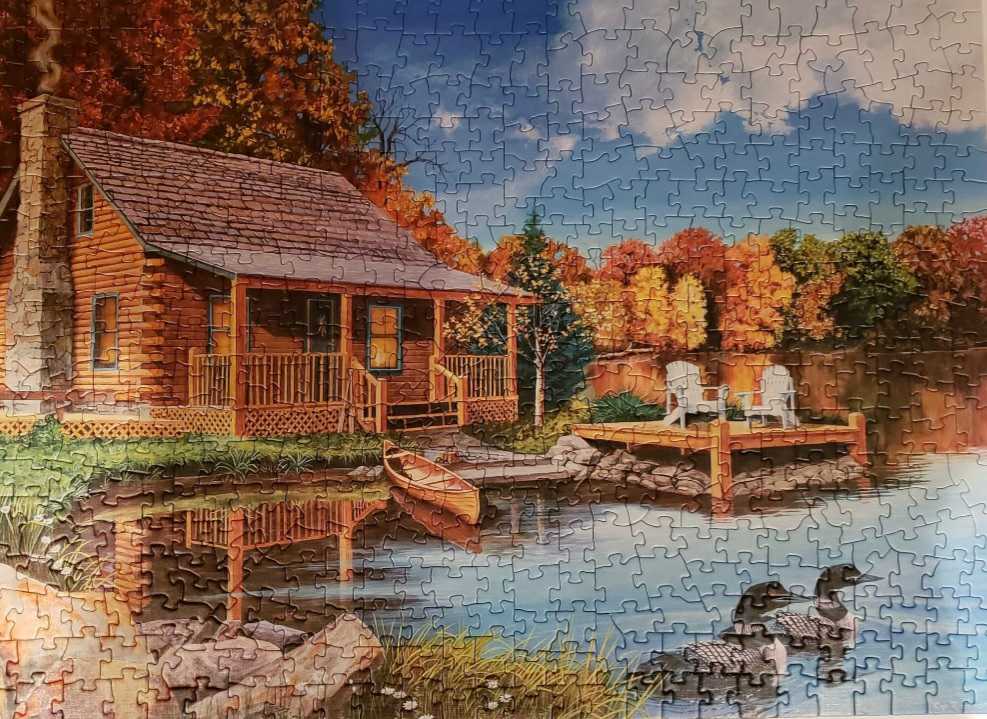 Loon Lake Annie H  - Cobble Hill puzzle collectible [Barcode 625012850223] - Main Image 4