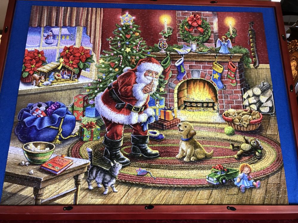 No Barking! - Vermont Christmas Company puzzle collectible [Barcode 871241003224] - Main Image 2