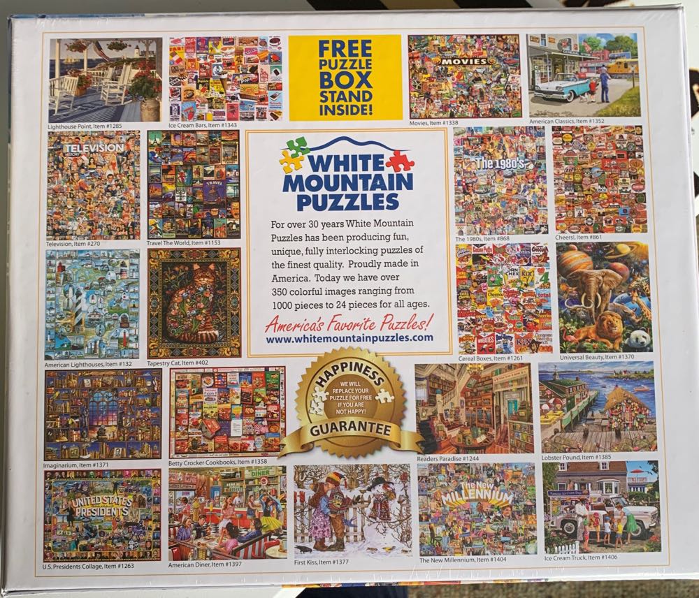 Granny Squares - White Mountain Puzzles puzzle collectible [Barcode 724819256594] - Main Image 2