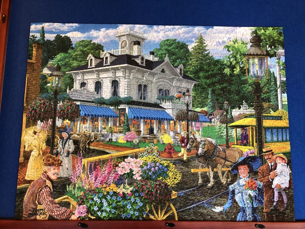 Victorian Spring - Bits & Pieces puzzle collectible [Barcode 192949016027] - Main Image 2