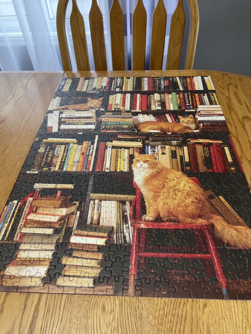 Gotham Bookstore Cats - Cobble Hill puzzle collectible [Barcode 625012850803] - Main Image 2