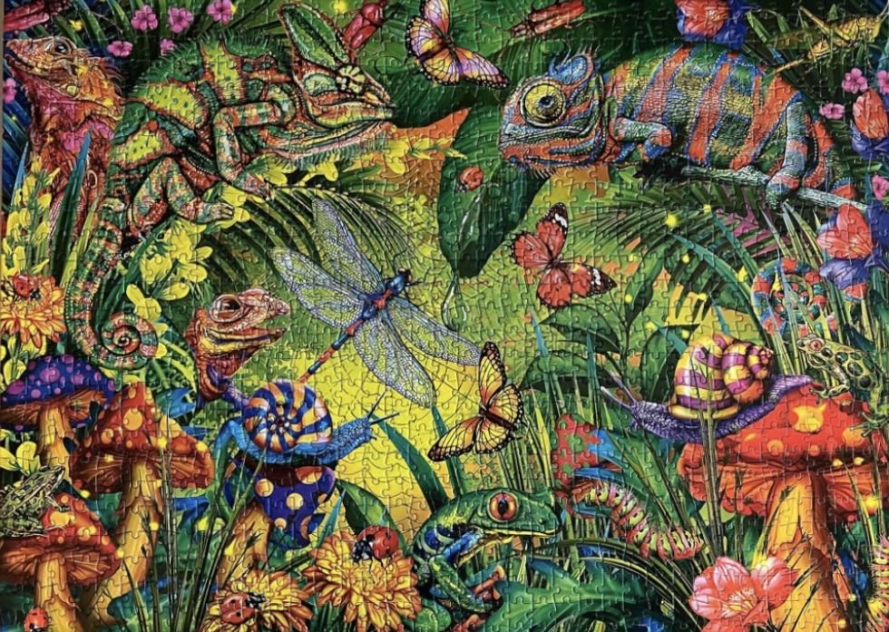 Tropical Forest - Buffalo puzzle collectible [Barcode 079346037827] - Main Image 3