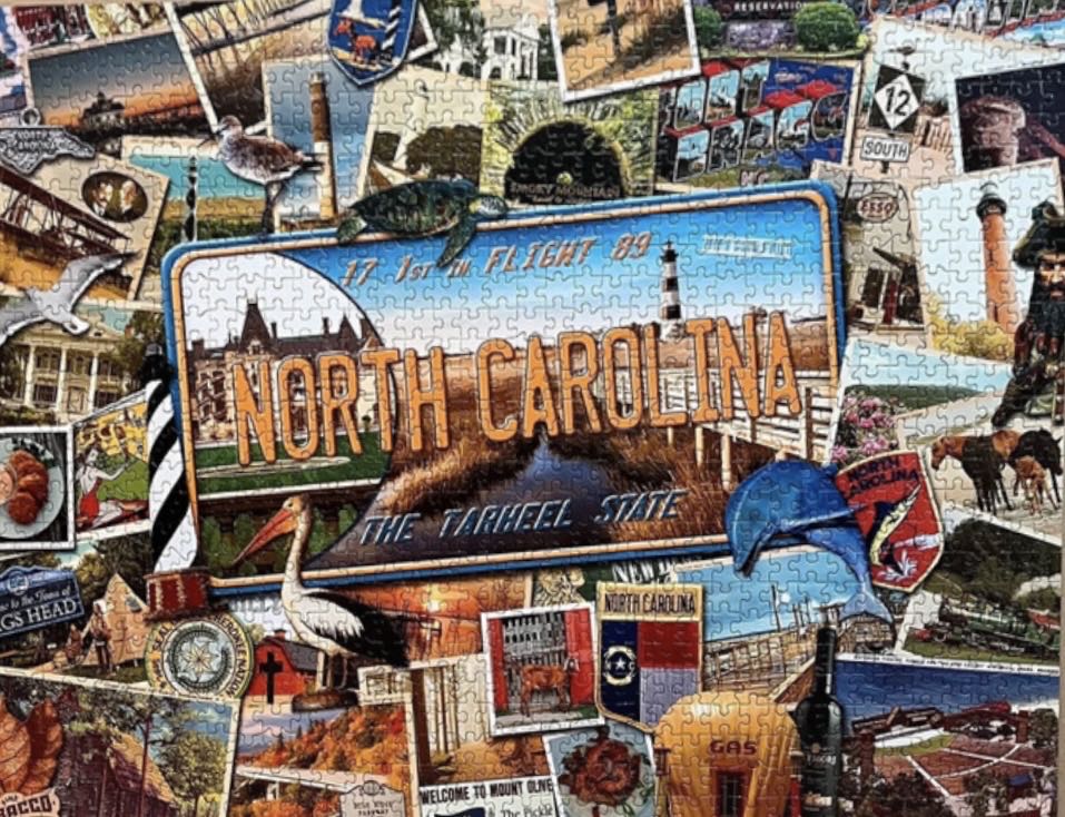 North Carolina - SunsOut puzzle collectible [Barcode 796780700499] - Main Image 3