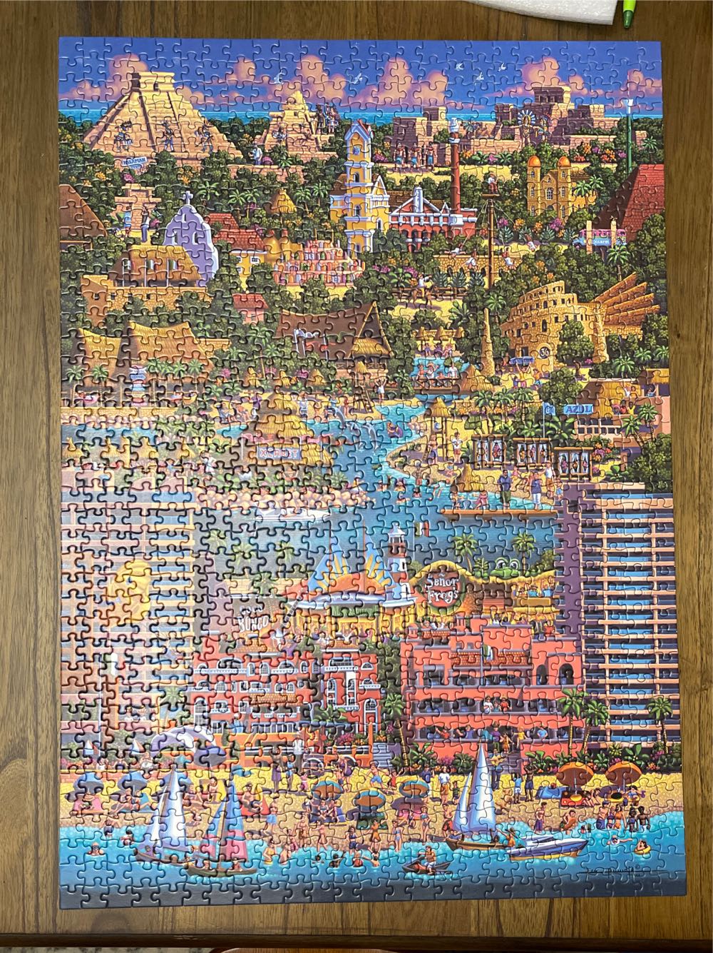 Cancun - Dowdle puzzle collectible [Barcode 671095102483] - Main Image 2