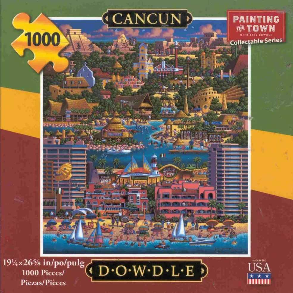 Cancun - Dowdle puzzle collectible [Barcode 671095102483] - Main Image 3