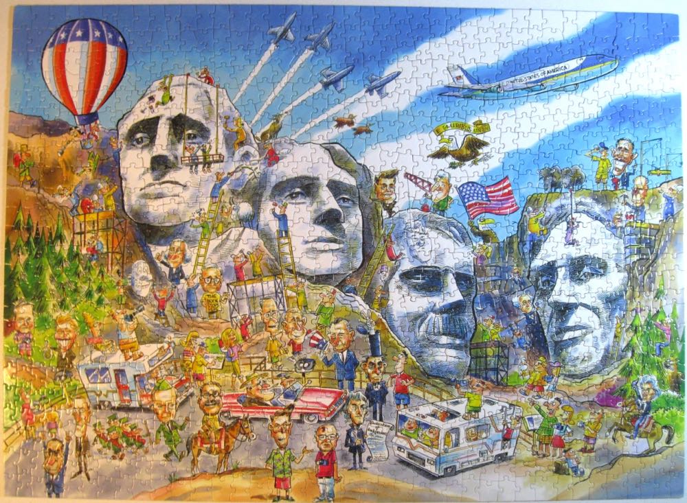 Doodletown: Mount Rushmore - Cobble Hill puzzle collectible [Barcode 625012535038] - Main Image 4