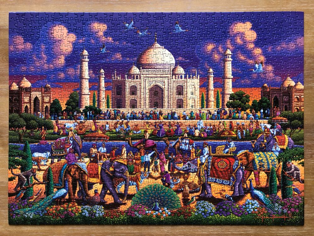 Taj Mahal - Dowdle puzzle collectible [Barcode 671095103695] - Main Image 2