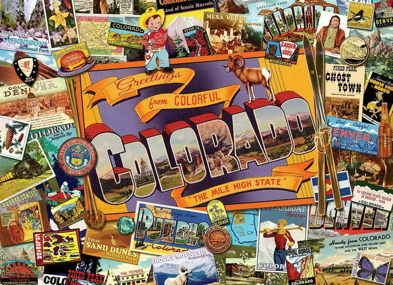 Mile High Colorado - SunsOut puzzle collectible [Barcode 796780700345] - Main Image 2