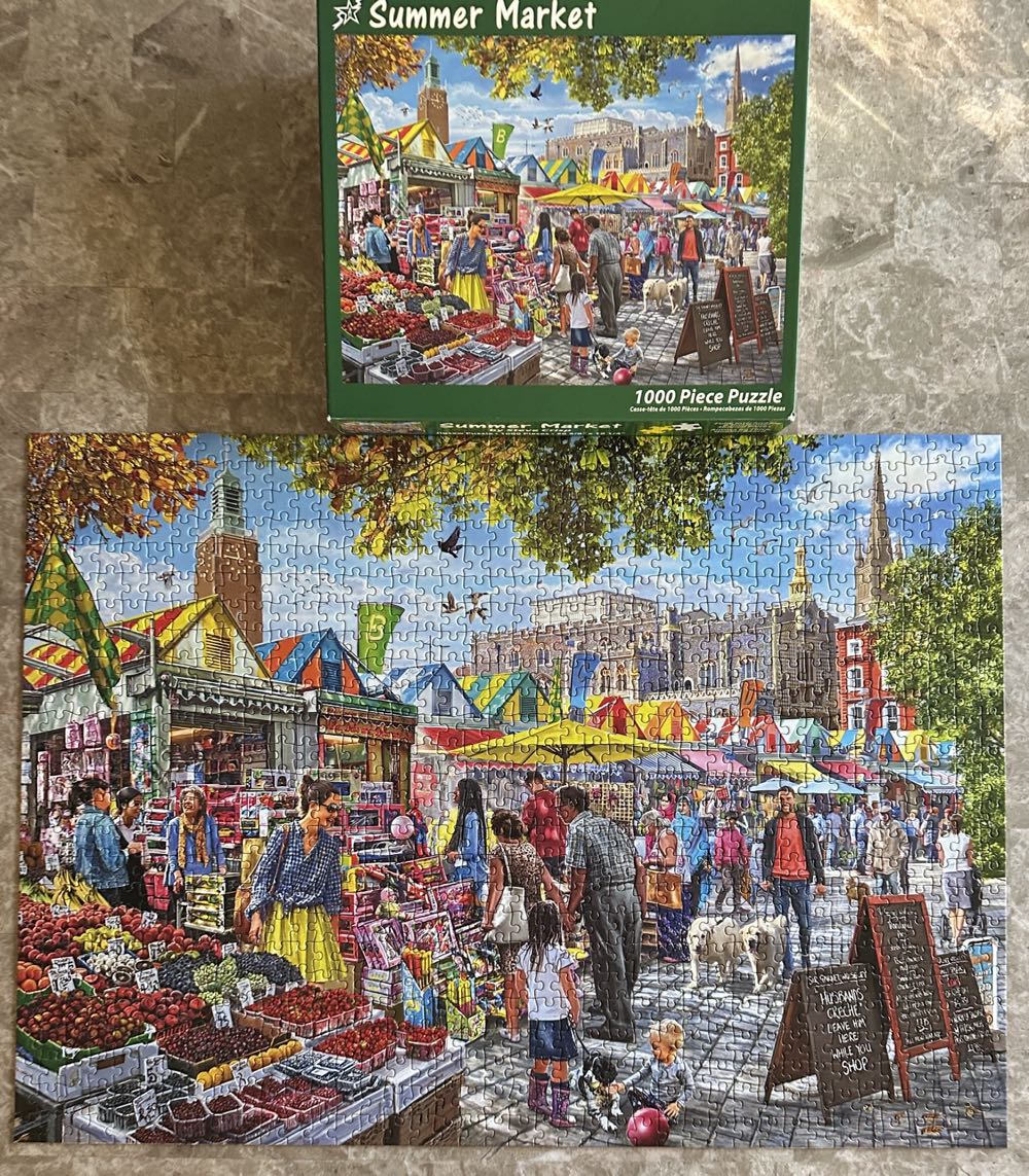 Summer Market - Vermont Christmas Company puzzle collectible [Barcode 819273022479] - Main Image 2