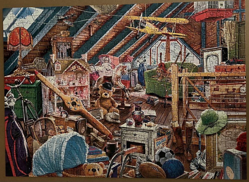 Attic Memories - SunsOut puzzle collectible [Barcode 796780607101] - Main Image 2