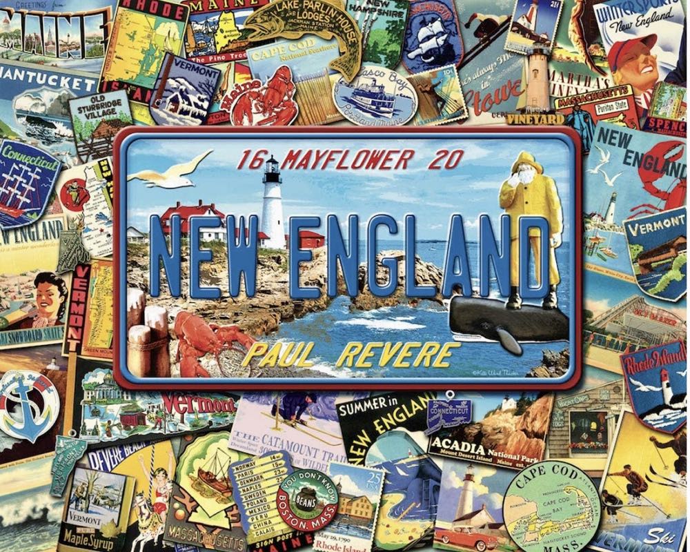 New England - Hart Puzzles puzzle collectible [Barcode 704846705081] - Main Image 2