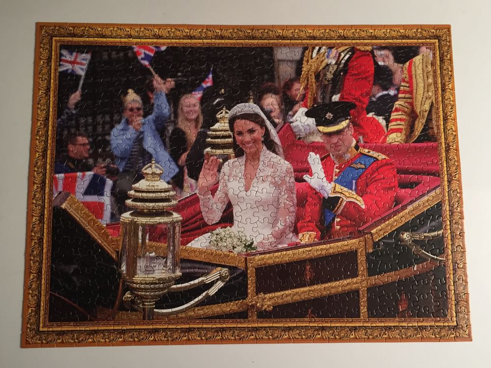 The Royal Wedding - 1036, 3/9/26 - White Mountain Puzzles puzzle collectible [Barcode 724819254323] - Main Image 2