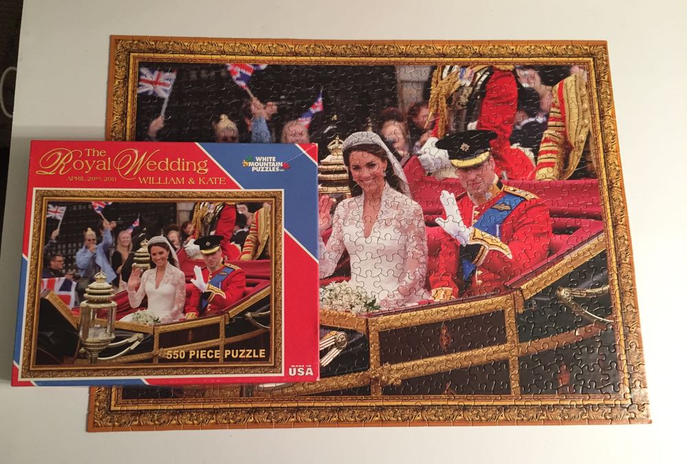The Royal Wedding - 1036, 3/9/26 - White Mountain Puzzles puzzle collectible [Barcode 724819254323] - Main Image 3