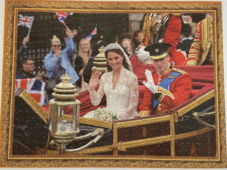 The Royal Wedding - 1036, 3/9/26 - White Mountain Puzzles puzzle collectible [Barcode 724819254323] - Main Image 4