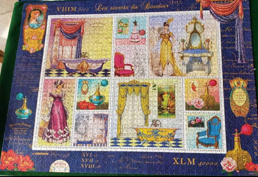 Les Secrets Du Boudoir - Milton Bradley puzzle collectible [Barcode 778988279588] - Main Image 2