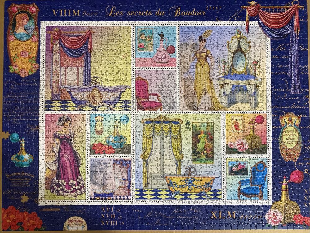 Les Secrets Du Boudoir - Milton Bradley puzzle collectible [Barcode 778988279588] - Main Image 3