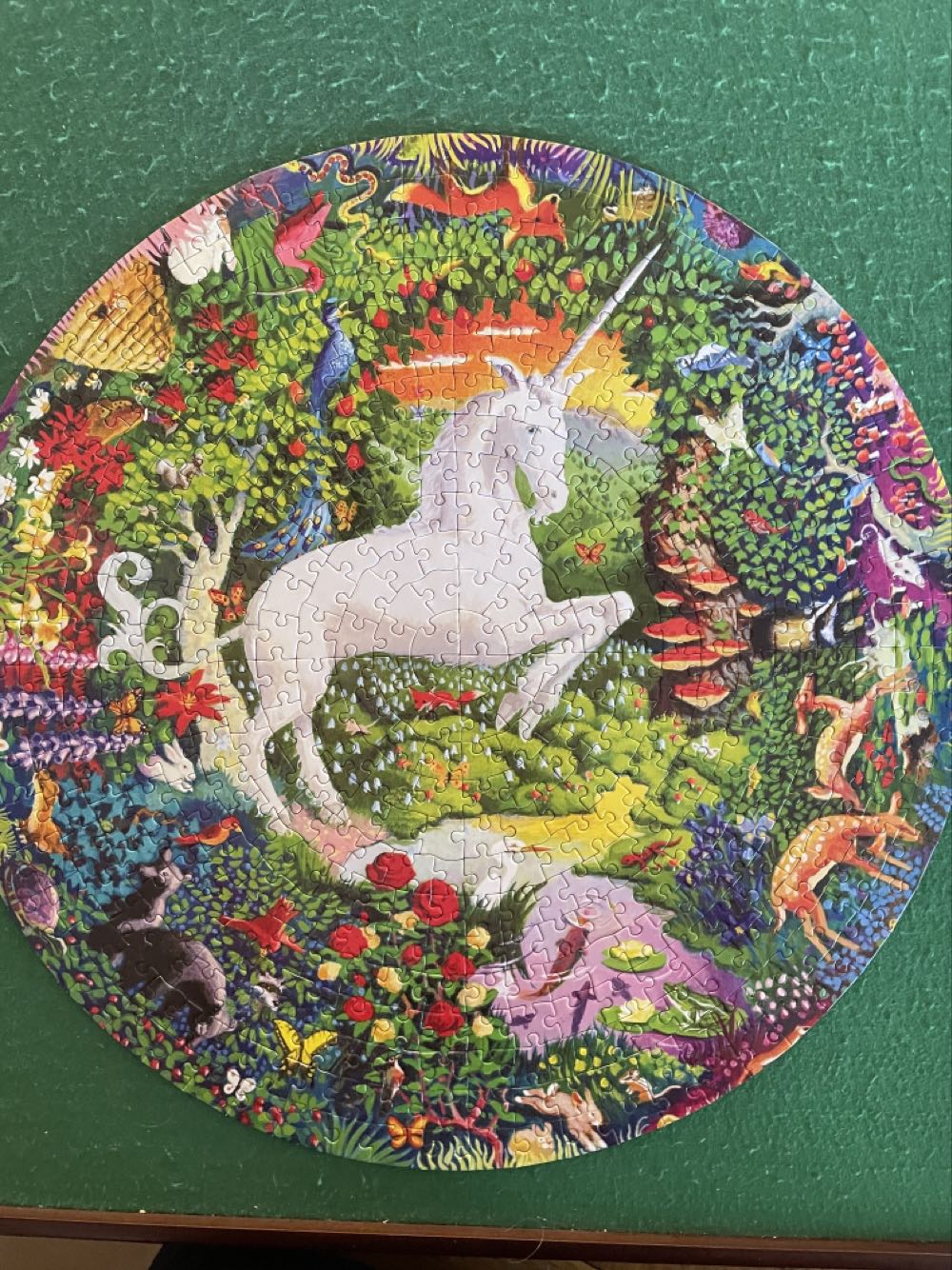 Unicorn Garden - Eeboo puzzle collectible [Barcode 689196507250] - Main Image 2