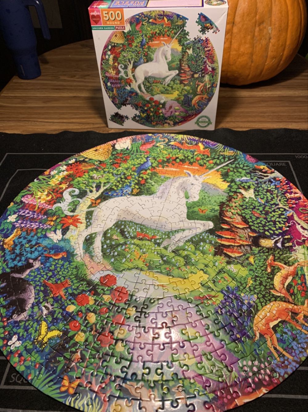 Unicorn Garden - Eeboo puzzle collectible [Barcode 689196507250] - Main Image 3