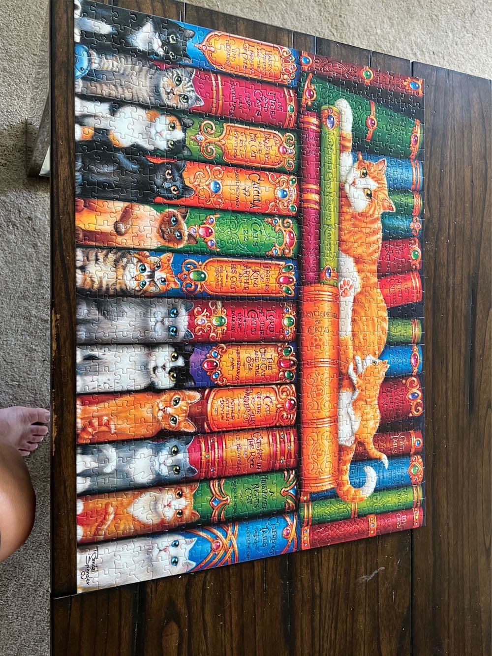 Library Of Cats - Buffalo 🇺🇸 puzzle collectible [Barcode 079346170838] - Main Image 2