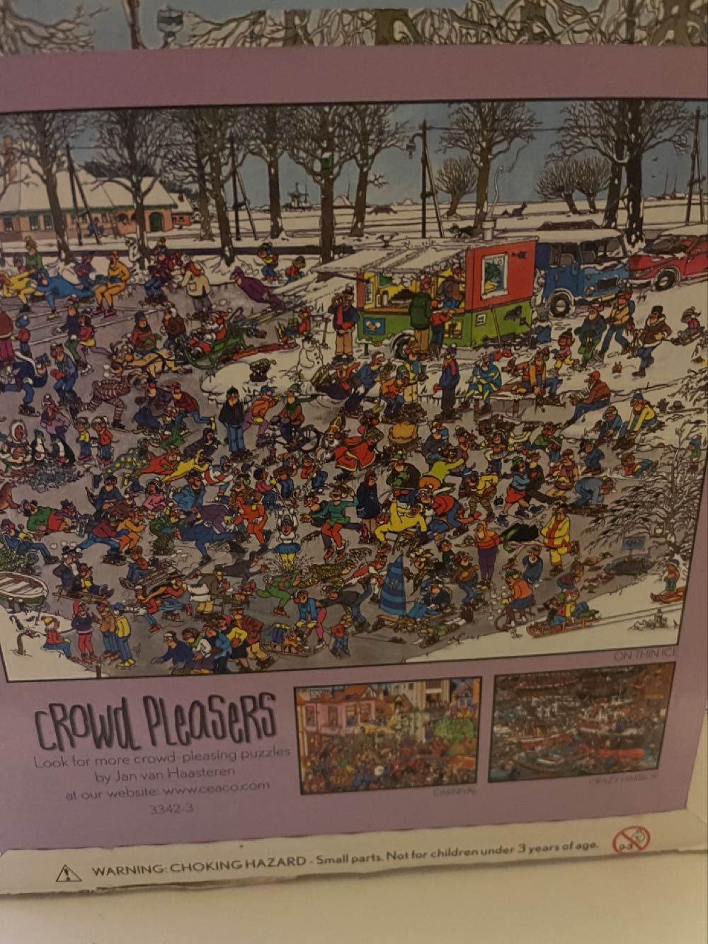 Crowd Pleasers - “Skiing” - Ceaco puzzle collectible - Main Image 2