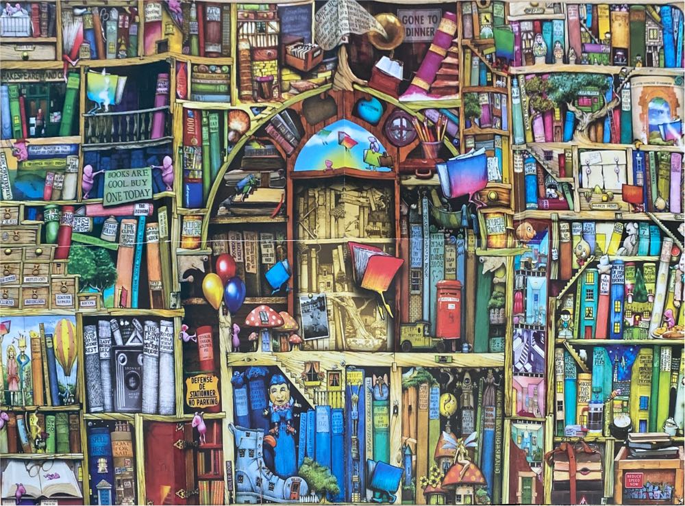 Ancient Bookshelf - Entered IPDb - Toywea puzzle collectible [Barcode 6971131493945] - Main Image 3