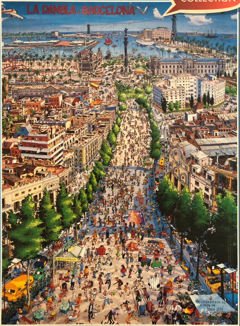 Barcelona La Rambla Maken - King puzzle collectible [Barcode 8710125050843] - Main Image 2