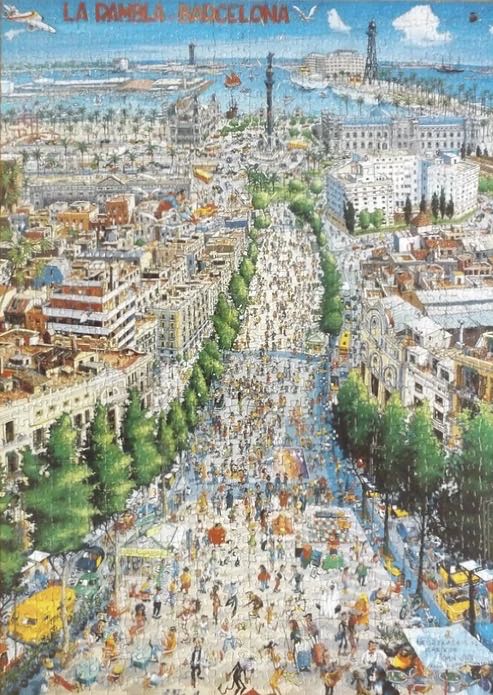 Barcelona La Rambla Maken - King puzzle collectible [Barcode 8710125050843] - Main Image 3