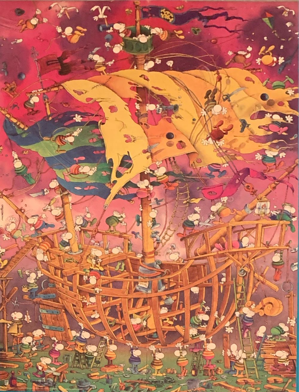 Mordillo - Save The Ship - Heye 🇩🇪 puzzle collectible [Barcode 4001689299248] - Main Image 3