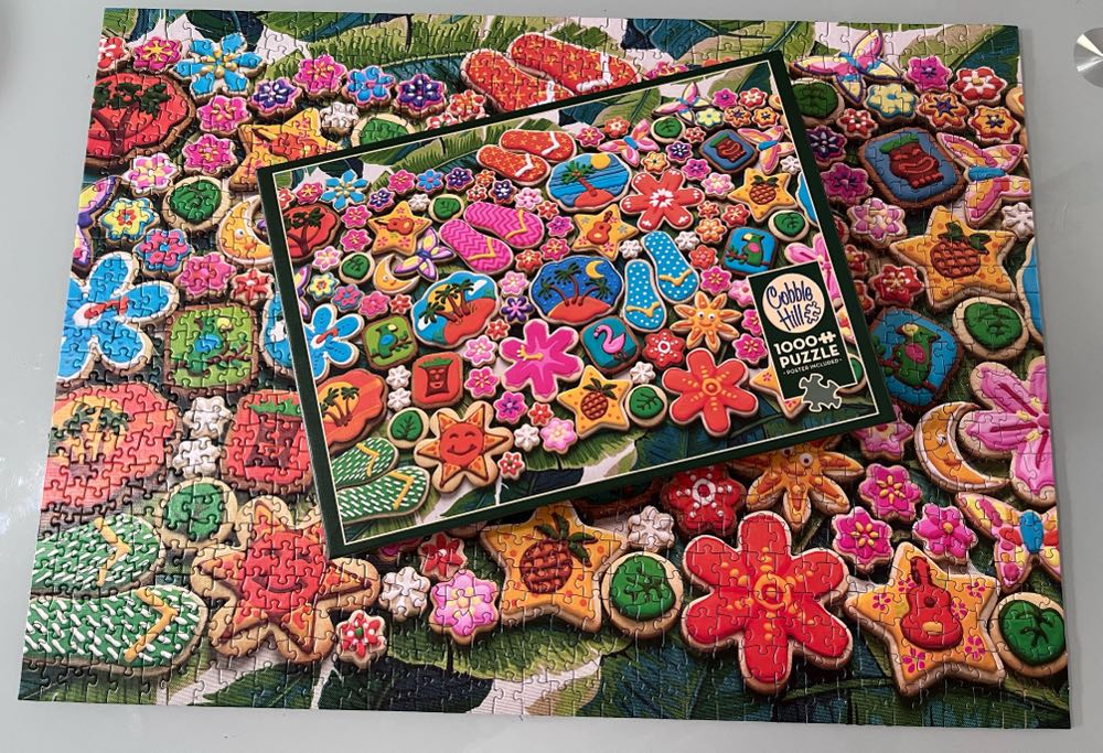 FS - Tropical Cookies - Missing A Piece - Cobble Hill puzzle collectible [Barcode 625012803304] - Main Image 2