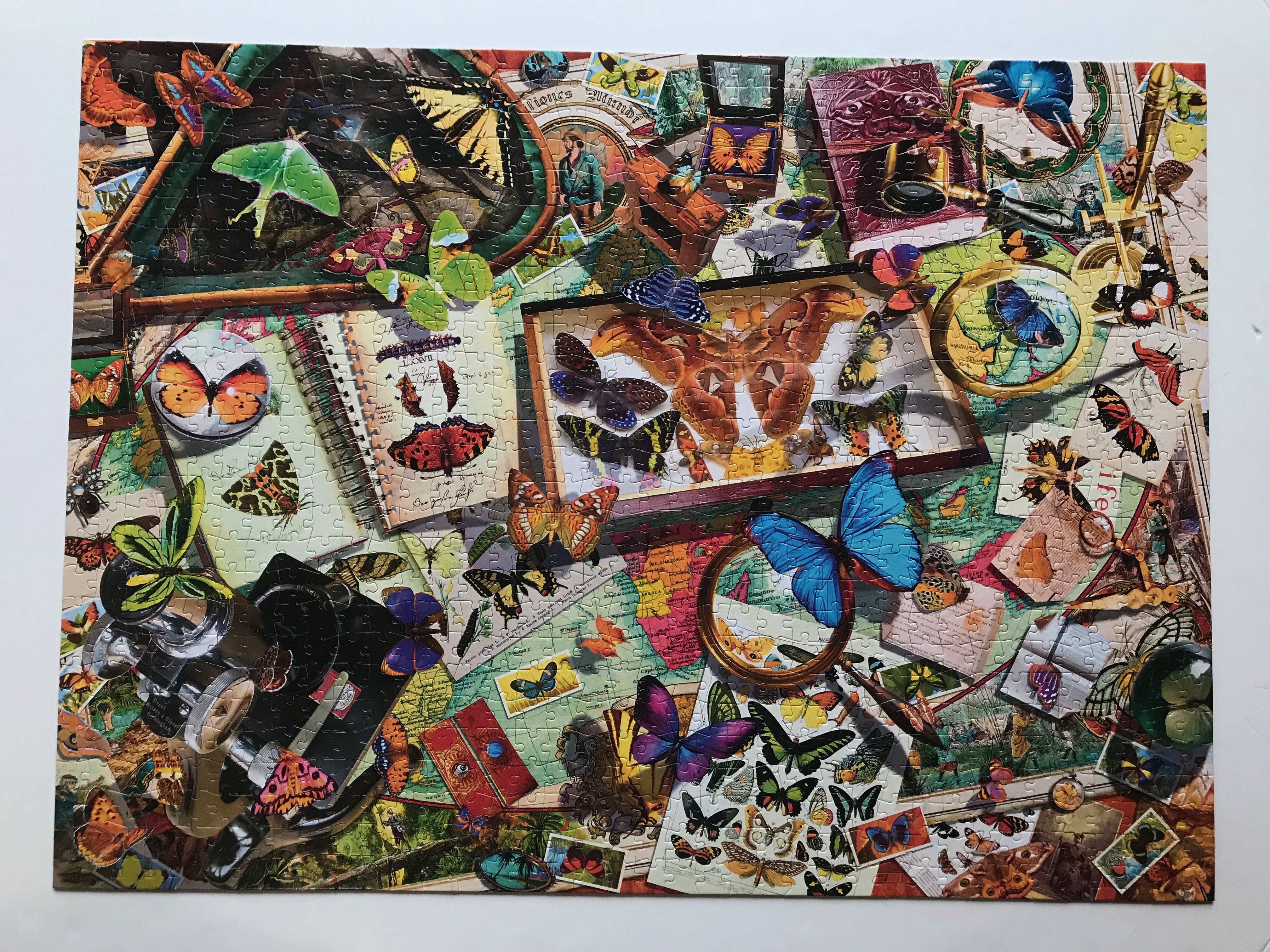 The Butterfly Collector - Buffalo Games puzzle collectible [Barcode 079346014439] - Main Image 2