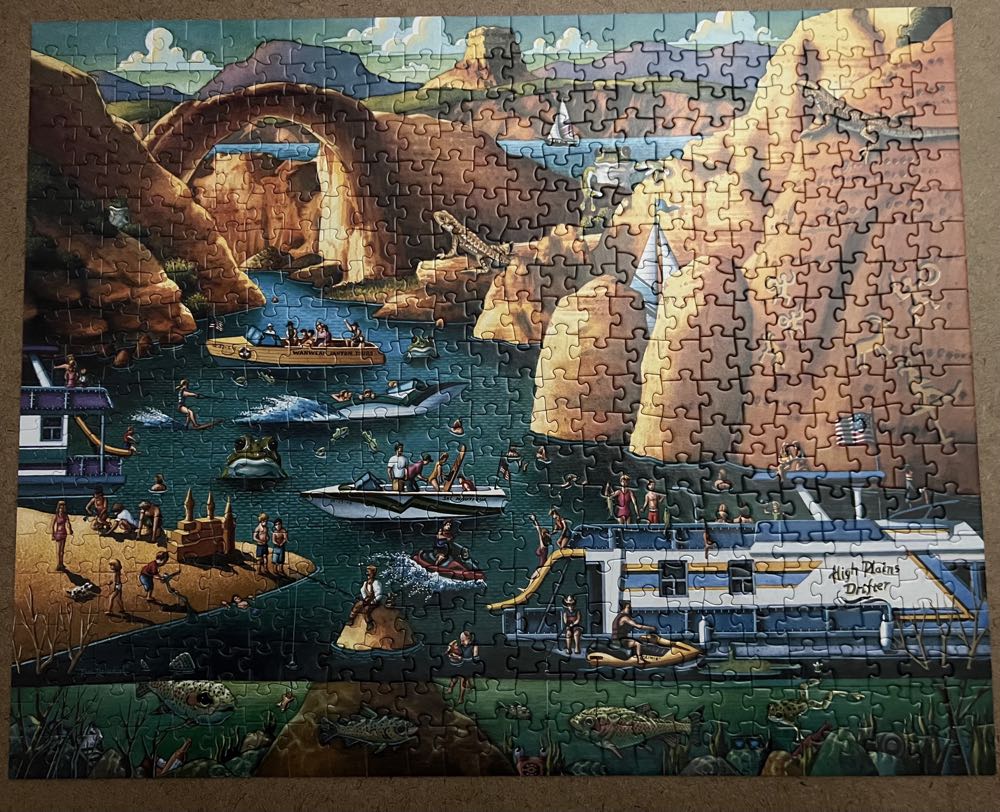 Lake Powell (UV)🧩 - Dowdle puzzle collectible [Barcode 671095000246] - Main Image 2
