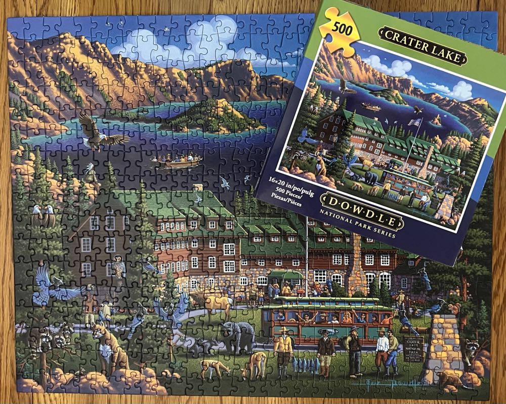 Crater Lake - Dowdle puzzle collectible [Barcode 671095003469] - Main Image 3