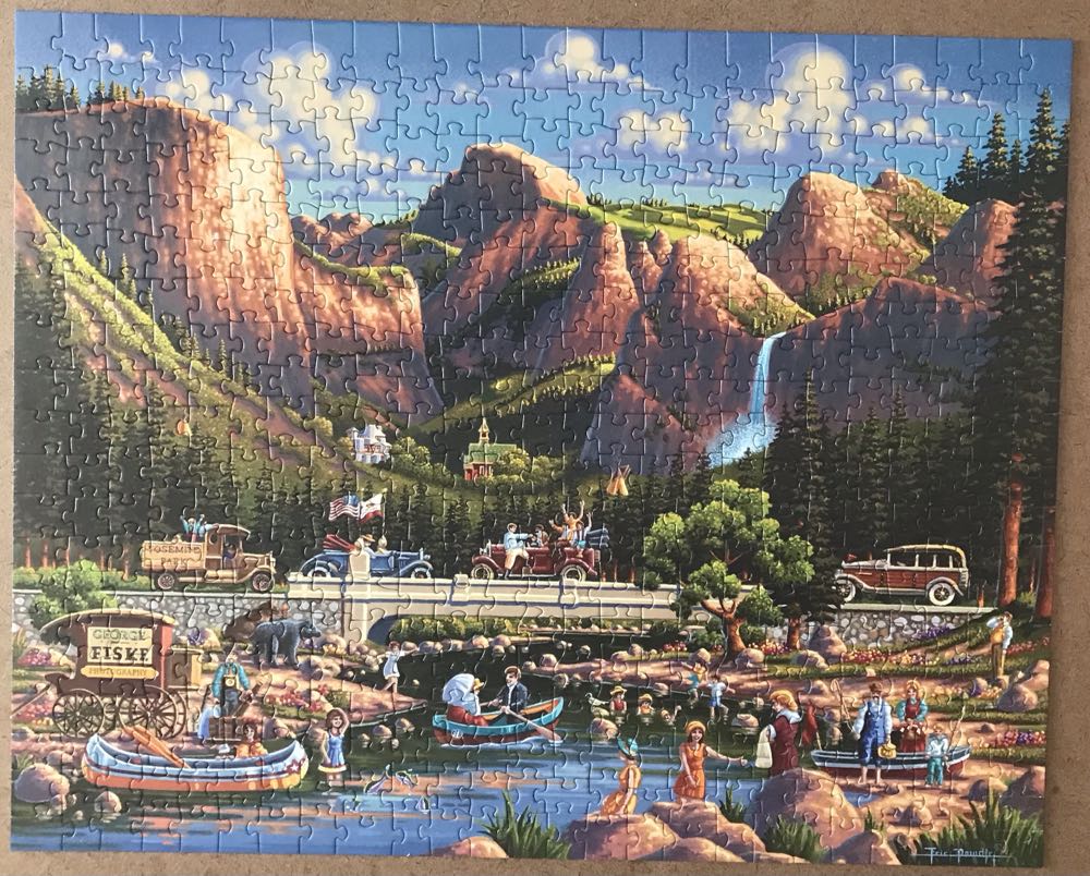 Yosemite - Dowdle Puzzles puzzle collectible [Barcode 671095001885] - Main Image 2