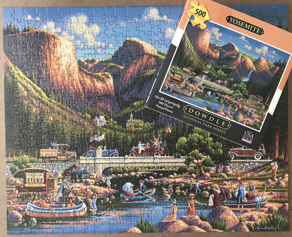 Yosemite - Dowdle Puzzles puzzle collectible [Barcode 671095001885] - Main Image 3