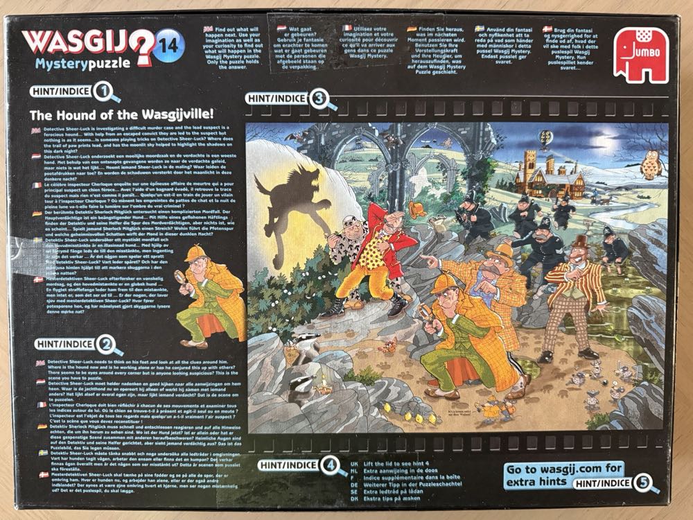 Wasgij? The Hound Of Wasgijville! (M14) - Jumbo puzzle collectible [Barcode 8710126191583] - Main Image 2