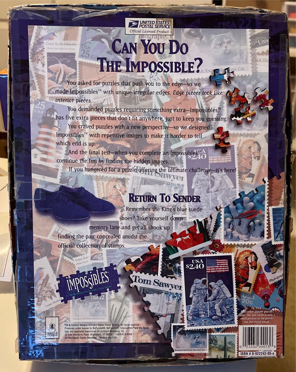 Return To Sender - Bepuzzled Impossibles puzzle collectible [Barcode 023332300136] - Main Image 2