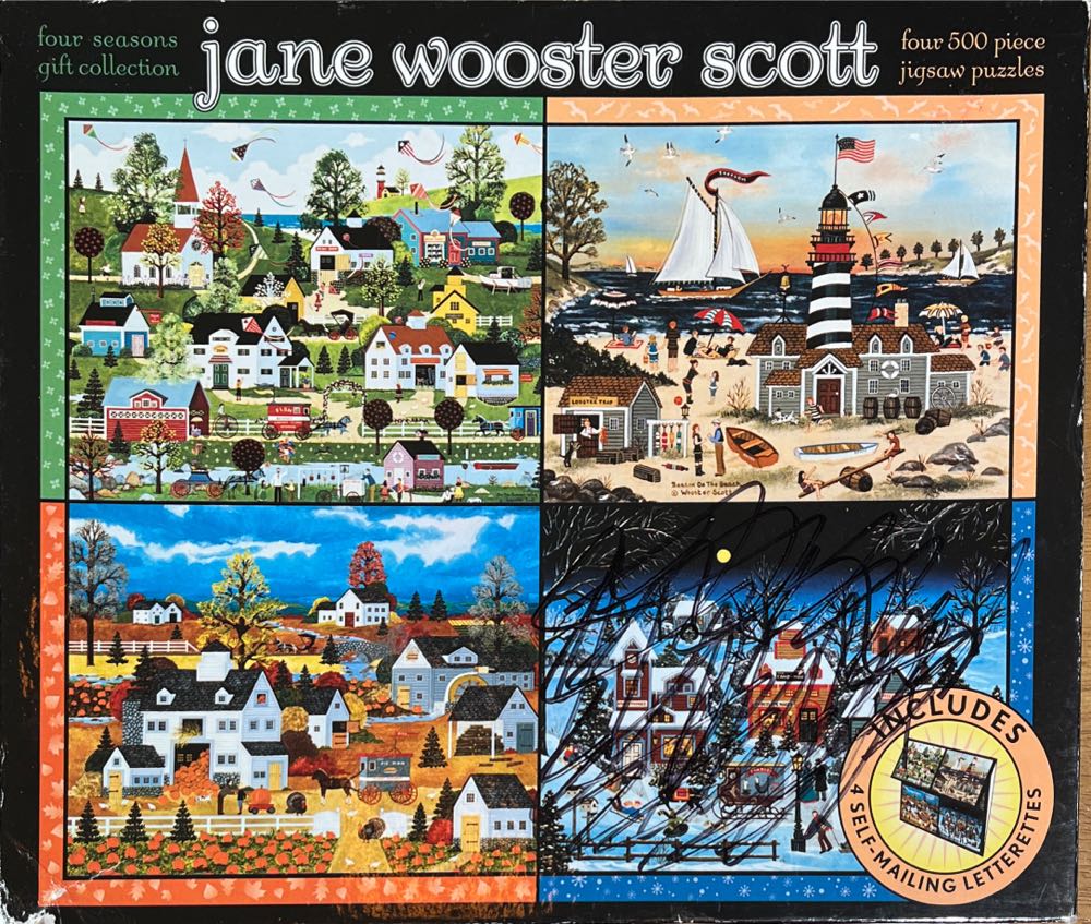 4 Puzzle Box Set: Four Seasons Gift Collection - Ceaco puzzle collectible [Barcode 021081036429] - Main Image 2