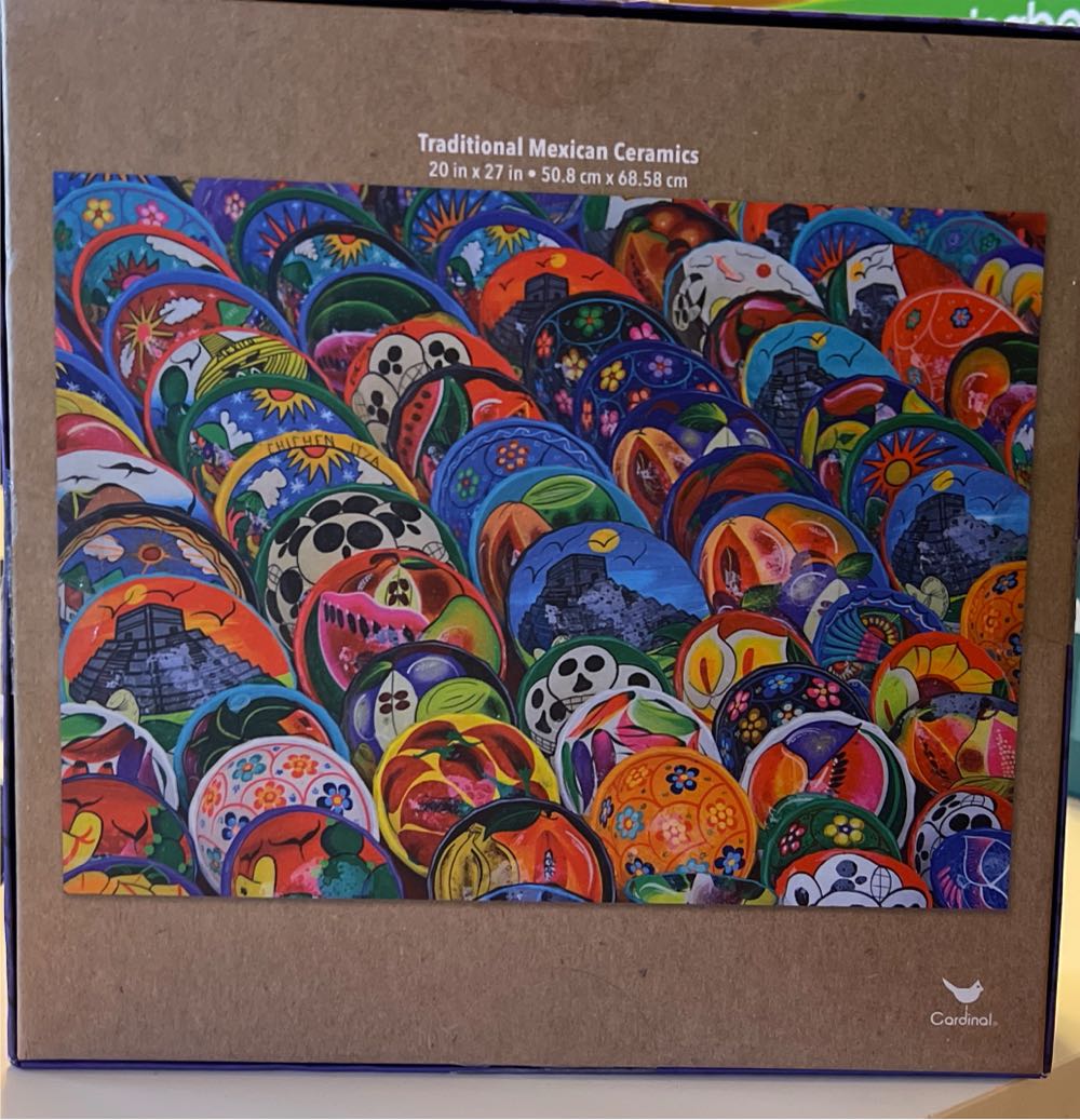 Traditional Mexican Ceramics - Cardinal puzzle collectible - Main Image 2