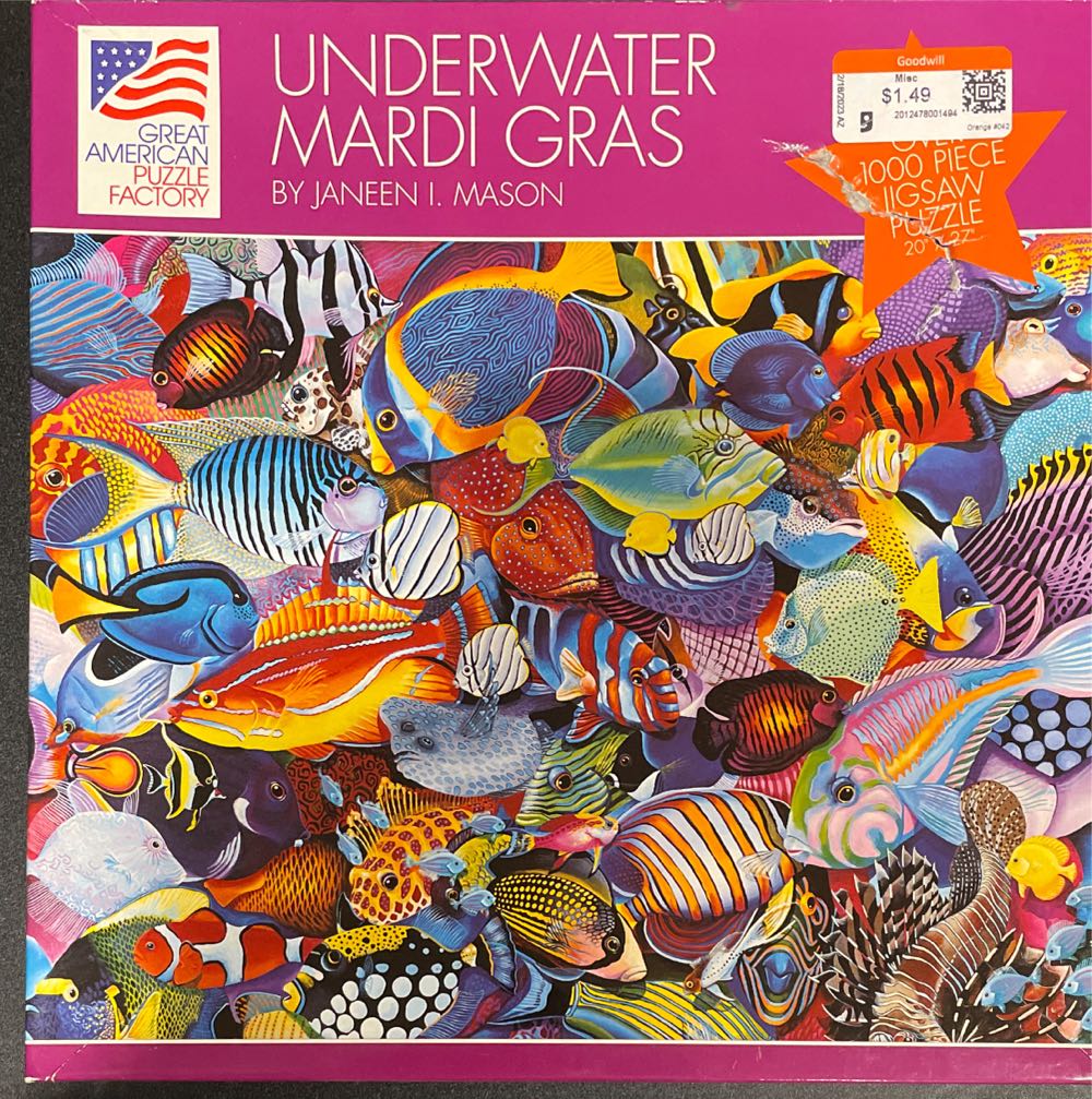 Underwater Mardi Gras - Great American Puzzle Factory puzzle collectible [Barcode 010563008535] - Main Image 2