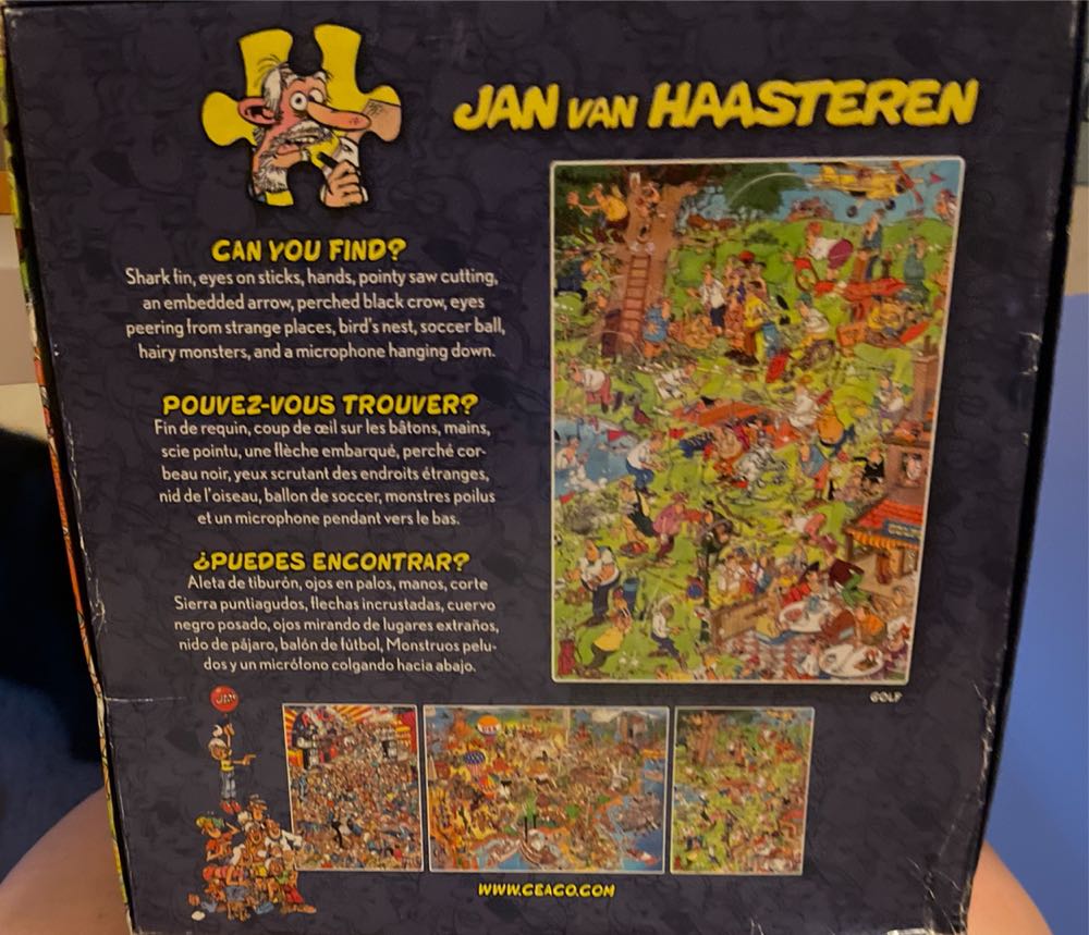 Crowd Pleasers - Golf - Ceaco puzzle collectible - Main Image 2