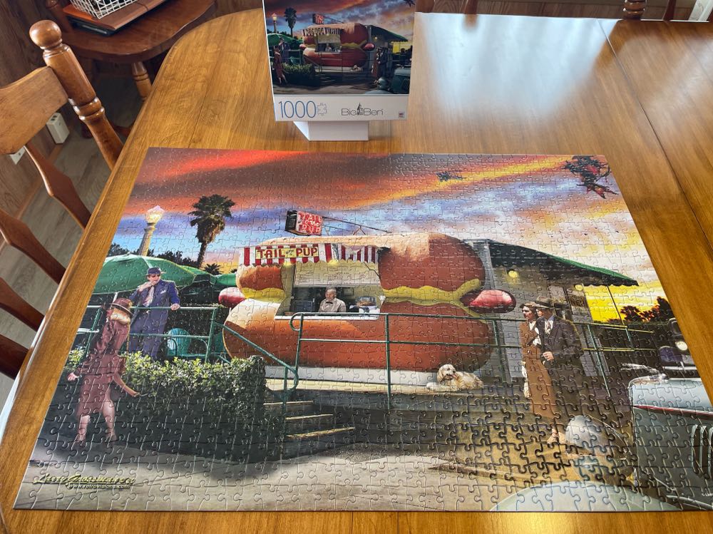 Hot Diggity Dog 1000 Piece - Big Ben puzzle collectible [Barcode 778988331033] - Main Image 2
