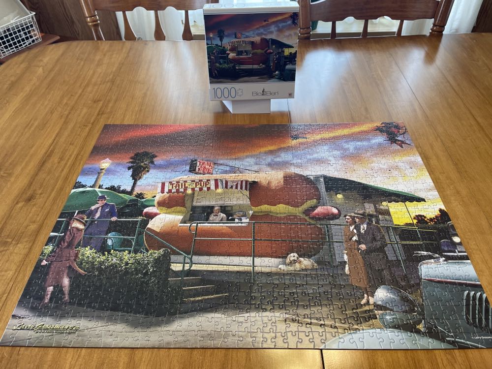Hot Diggity Dog 1000 Piece - Big Ben puzzle collectible [Barcode 778988331033] - Main Image 4