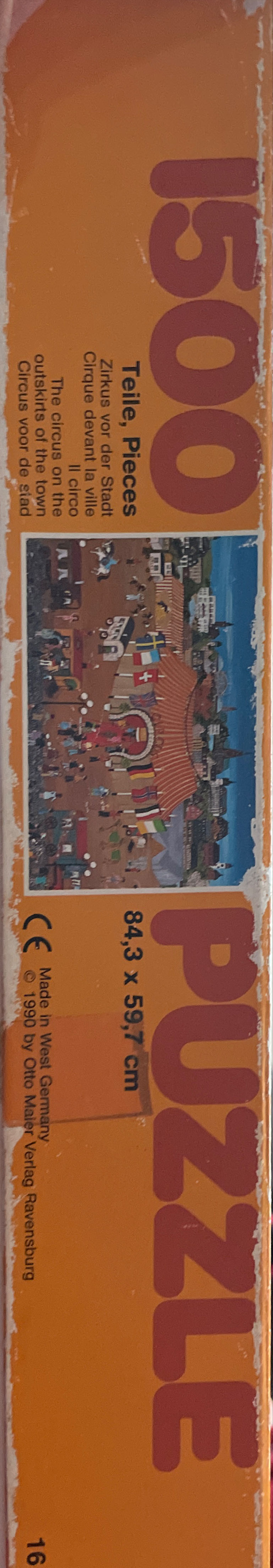 The Circus On The Outskirts Of The Town - Ravensburger puzzle collectible [Barcode 4005556163250] - Main Image 2