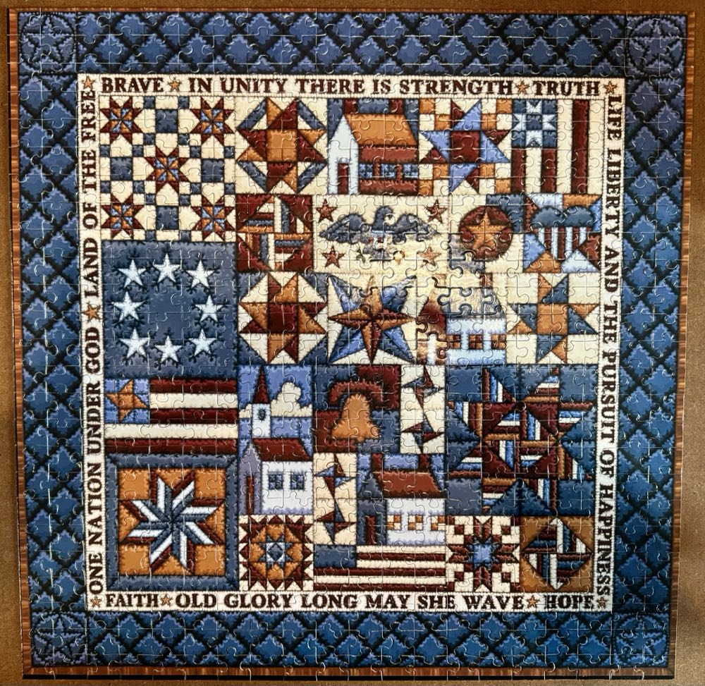 NFS American Quilt - Dowdle puzzle collectible [Barcode 671095100564] - Main Image 2