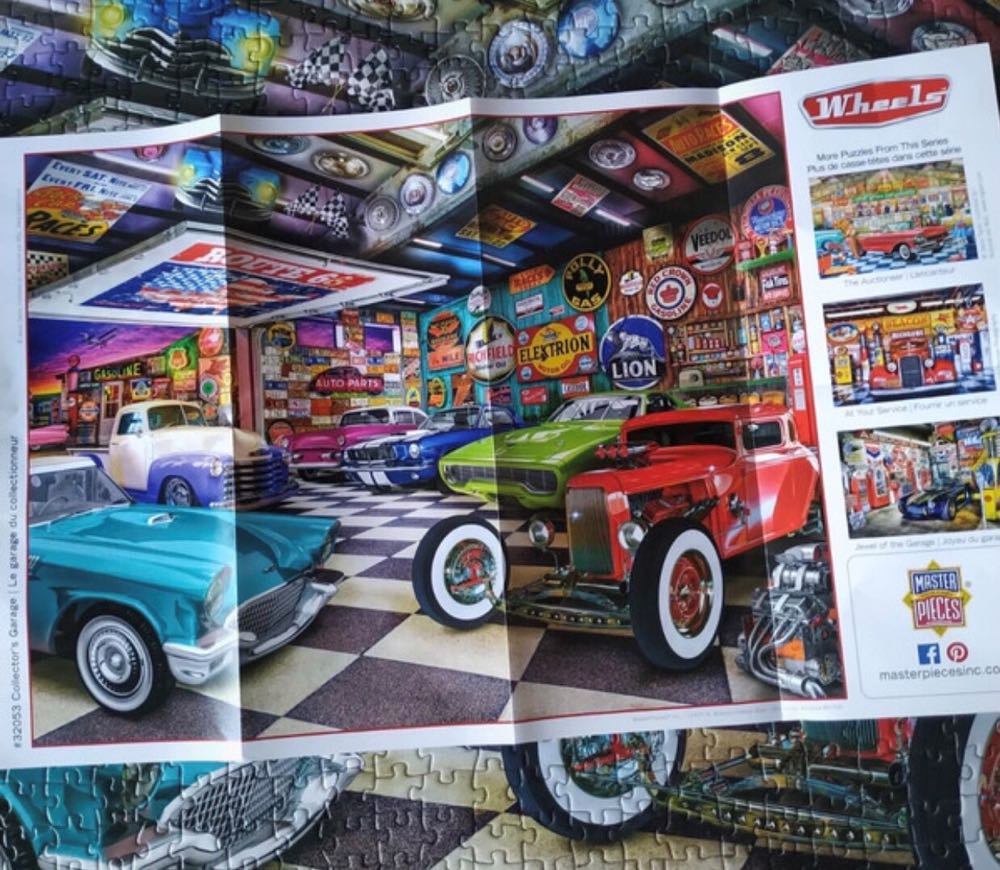 Wheels - Collector’s Garage - MasterPieces puzzle collectible [Barcode 705988320538] - Main Image 4