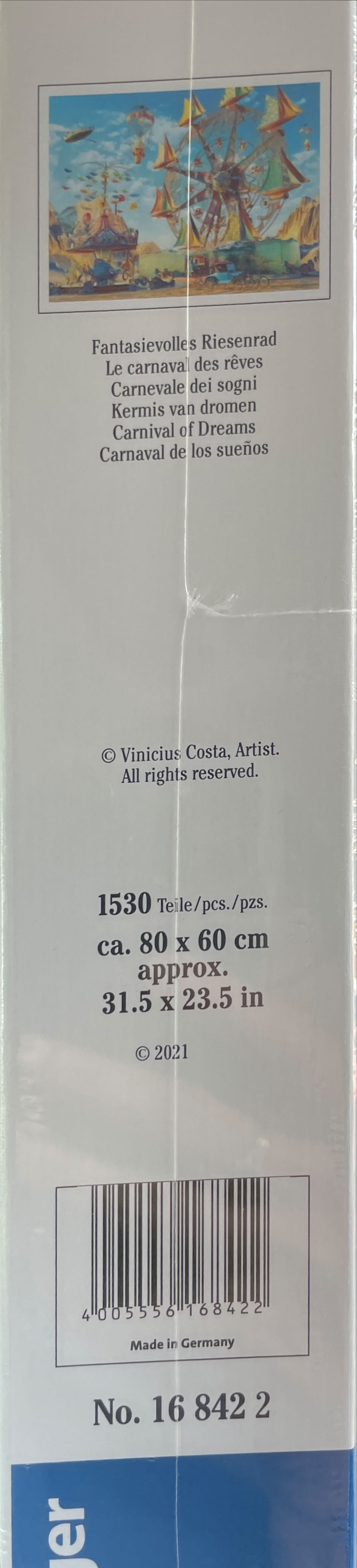 Carnival Of Dreams - Ravensburger puzzle collectible [Barcode 4005556168422] - Main Image 2